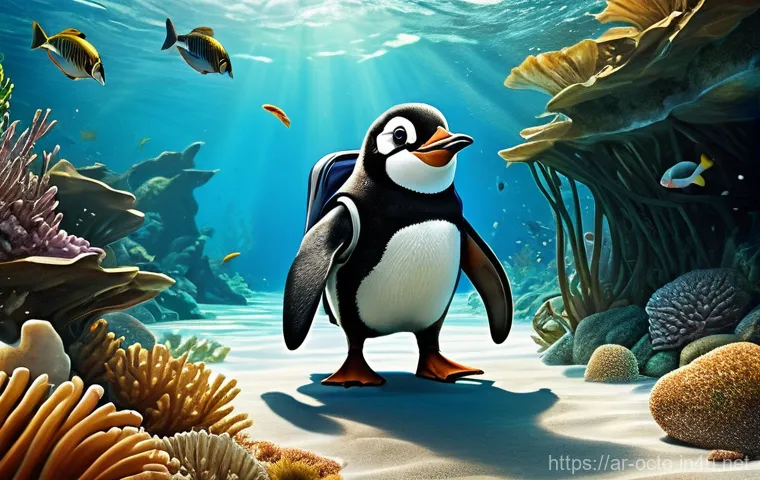 옥토넛 캐릭터 페이소의 힐링 메시지 - **Prompt 2: Patient Resolution in a Calm Environment**
    "A composed and focused male penguin doct...