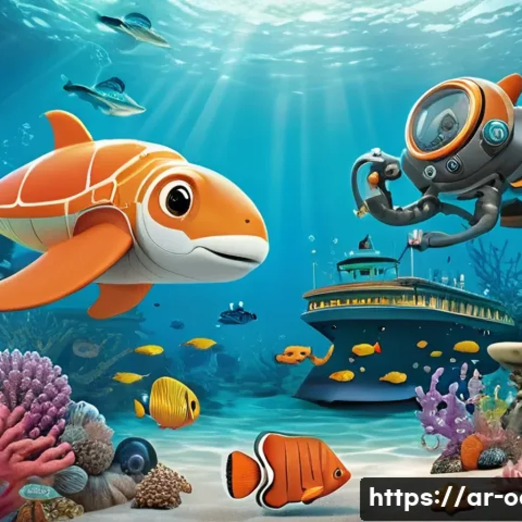 옥토넛 책과 애니메이션 차이점 - A detailed illustration of the Octonauts book scene showing an underwater marine exploration: vibran...